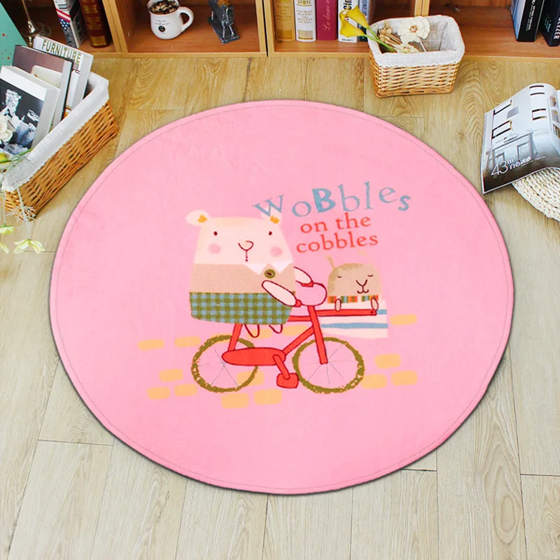 

Cartoon round Floor Mat/Foot Mat/Computer Chair Mat/Children's Room Carpet bathroom rugset bathroom mat set bath mats bathroom