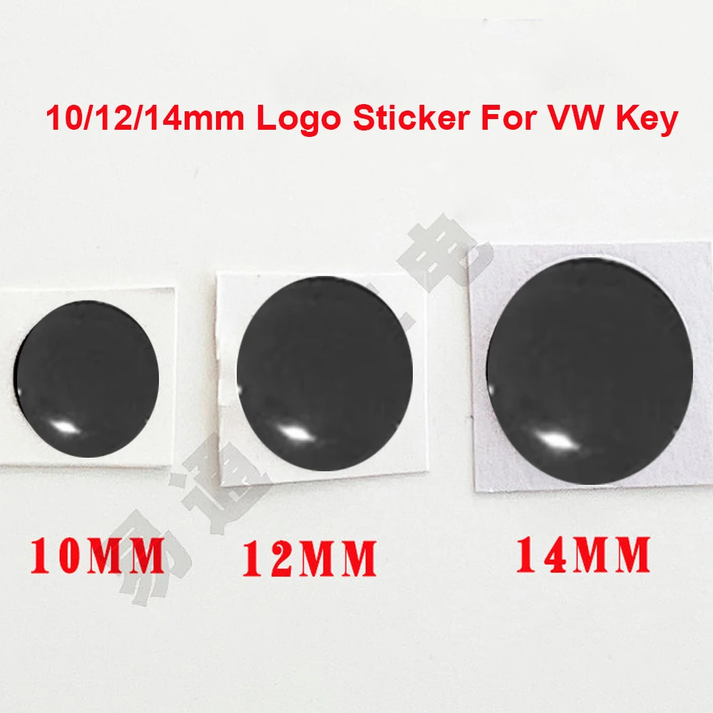 2 TEILE/LOS 10/12/14mm Kristall Auto Schlüssel Aufkleber Logo
