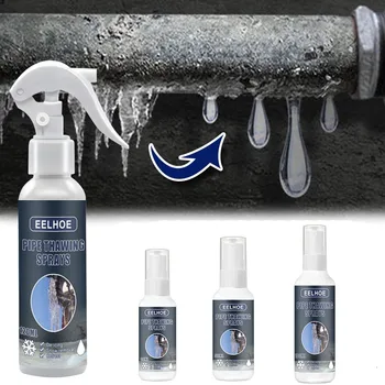 

Rapid Deicer Spray Glass Lathes Deicing Agent 30/50/100/120ml Defrosting Windshield Windows Wipers Sprayer Pipe Thawing Spray