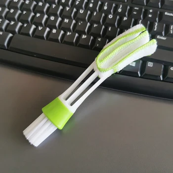 

Long Durable 2 In 1 Double Slider Car Air-conditioner Outlet Cleaning Tool Outlet Window Cleaning Multi-purpose Brush Wholesale