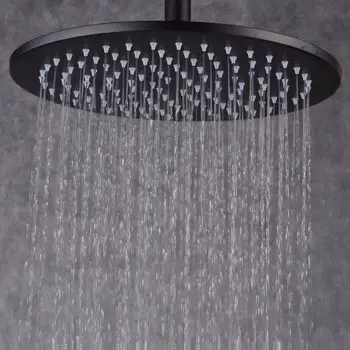 

bathroom accessories Round rainfall function oil rubbed bronze wall mounted big rain shower head