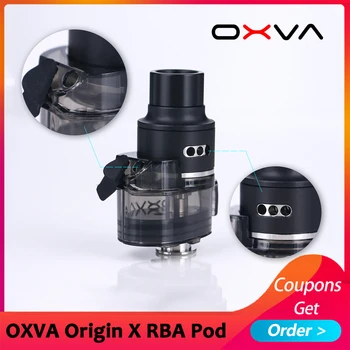 

Original OXVA Origin X RBA Pod 2ml/3ml Capacity Electronic Cigarette DC RBA Pod For OXVA Origin X Mod Pod System Kit