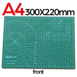 Durable Self-Healing PVC Cutting Mat Board for DIY Sewing, Art, and Leather Crafting (A4 30x22cm)