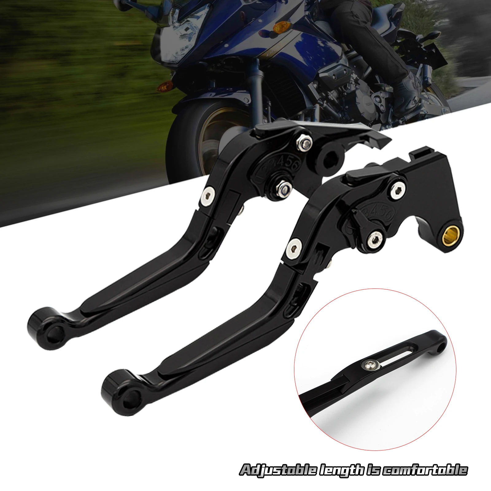 

For Honda CBR1100XX BLACKBIRD CBR 1000 XX 1000xx 1997-2007 VFR800 VFR 800 1998-2001 CNC Folding Extendable Brake Clutch Lever