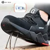 Male Steel Toe Work Safety Shoes Men Boots Breathable Outdoor Casual Sneaker Anti-smashing Piercing Work Safety Boot Mens ► Photo 1/6