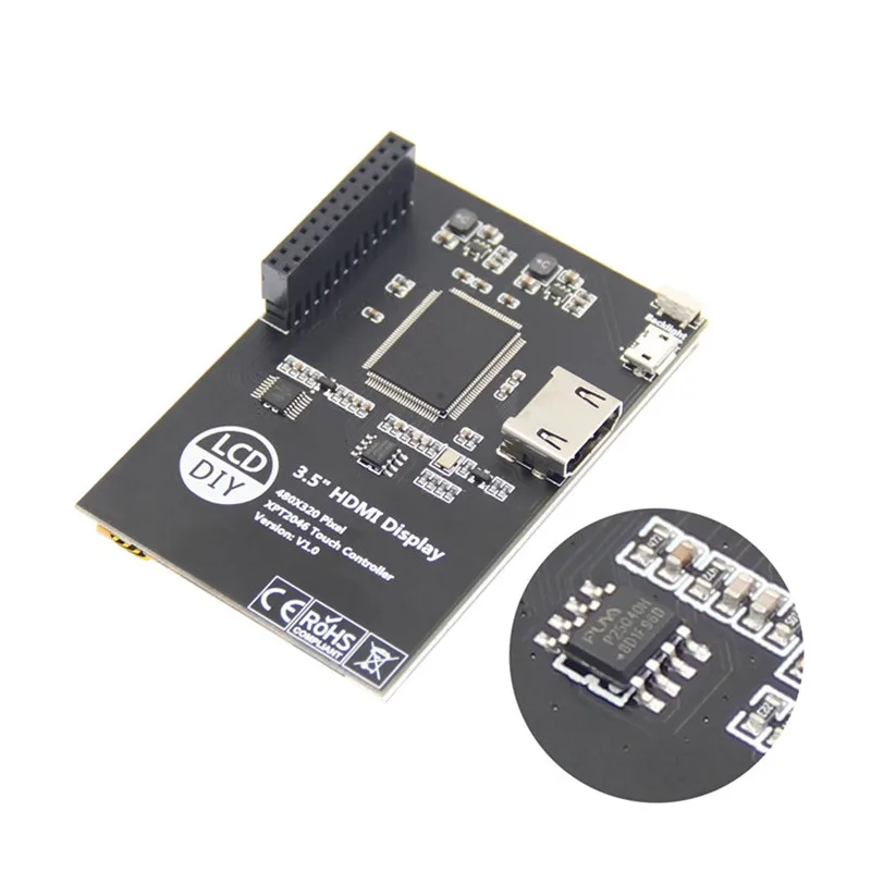 3,5 дюймовый USB HDMI TFT ЖК-дисплей сенсорный экран для Raspberry Pi 4 Модель B 3B+ 3B