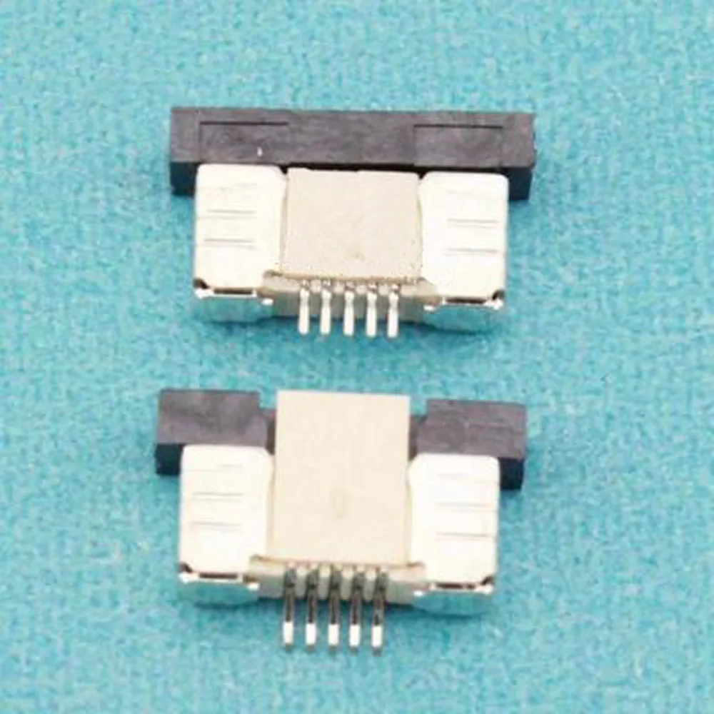 Sample, 5Pin FPC FFC connector socket,5 pin 0.5mm flex cable socket for LCD screen interface.ROHS,5P