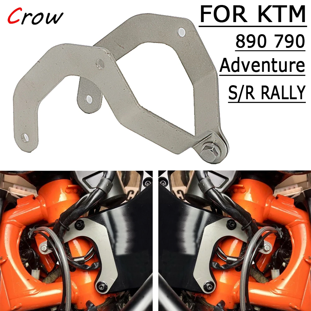 

Motorcycle Headlight Reinforcement Bracket For 790 ADVENTURE S R 890 ADVENTURE RALLY 2021 2020 2019 Neck Brace set