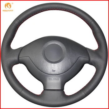 

MEWANT for 2007 2008 2009 2010 2011 2012 Suzuki Jimny Black Micro Fiber Artificial Leather Car Steering Wheel Cover Accessories