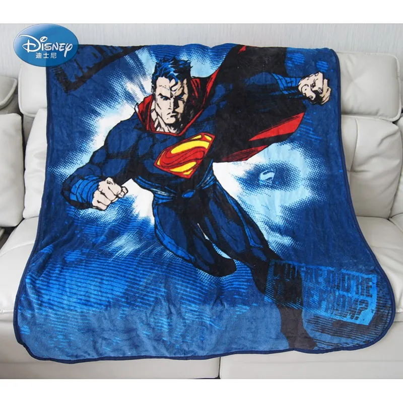 Couvertures bébé en flanelle douce | Disney Superman Spiderman, 117x152CM, pour bébés enfants garçons filles sur lit, canapé, avion/voiture