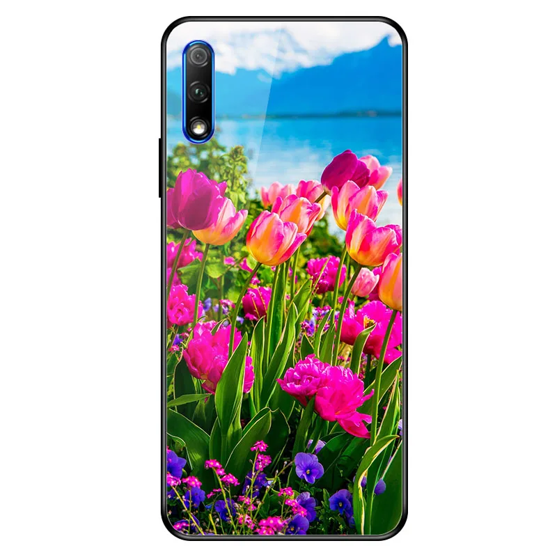A015 Geruide для huawei honor 9 X Чехол, закаленное стекло honor 9x9 X Чехол cubierta para Для huawei honor 9 X Pro Чехол - Цвет: A015