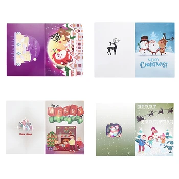 

Christmas Card Diamond Painting New Year Greeting Card Christmas Stickers Christmas Cards DIY Diamond Painting Rhinestone