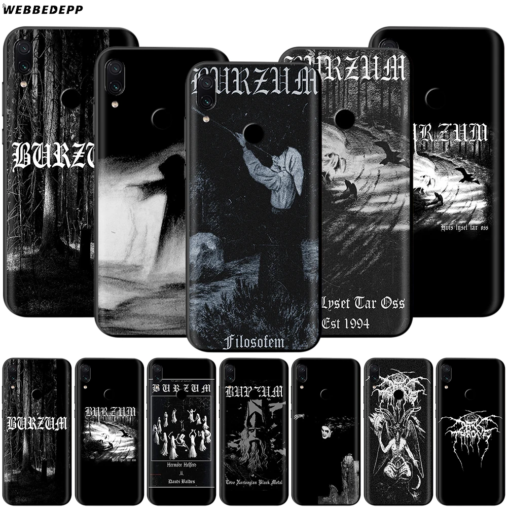 

Webbedepp Burzum Filosofem BRZM Case for Xiaomi Redmi 4A 4X 5 5A 6 6A 7 7A S2 Note Go K20 Pro Plus Prime