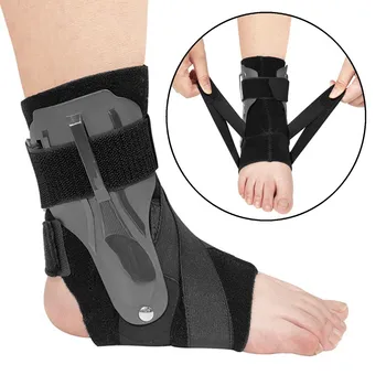 enkel steun 1 Pcs Verstelbare Enkel Ondersteuning Brace Stabilizer Voor Verstuikte Enkel Guard Elastische Voet Orthese Fasciitis Plantaris Spalk Protector