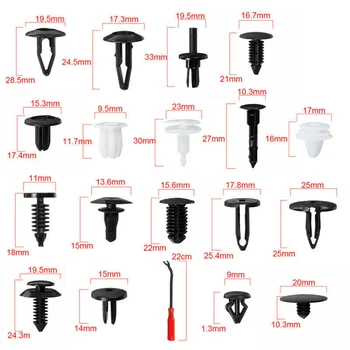 

425pcs Set Rivet Fasteners Auto Car Body Push Pin Panel Moulding Clip New