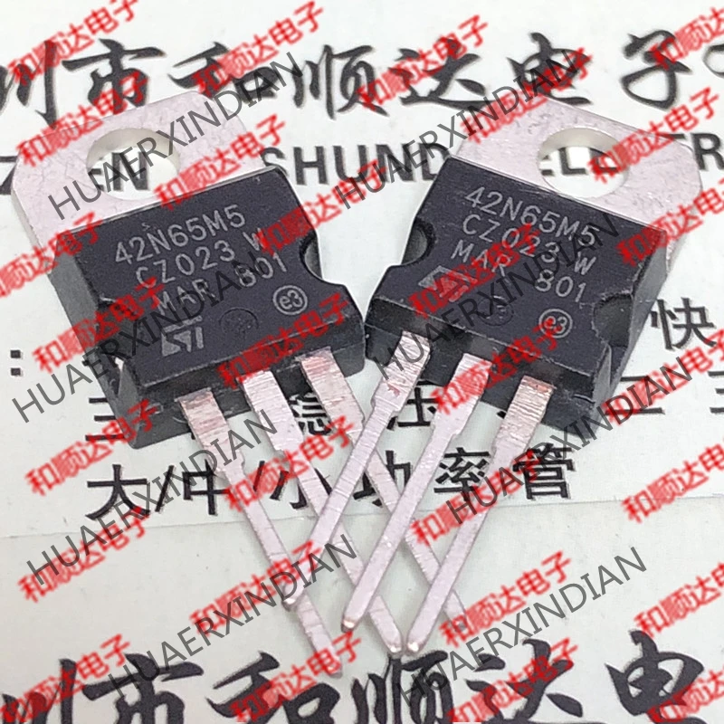 5 шт., новые оригинальные кнопки 42N65M5 STP42N65M5-220 650V 33A