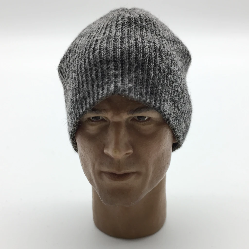 1/6 Scale Mens Gray Knitted Hat for 12'' Action Figure //Enterbay 1/6 Scale Clothes Clothing Accessories
