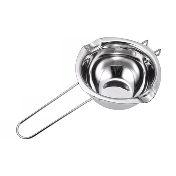 

1pc 201 Stainless Steel Wax Melting Pot Double Boiler For Melting Butter Cheese Candy Chocolate Handmade Candle Making