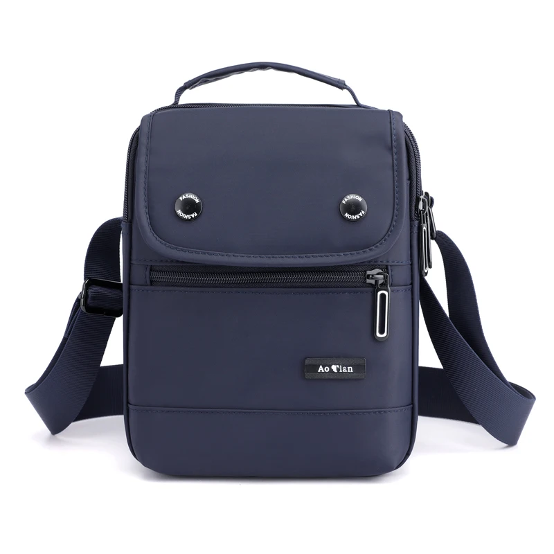 Men Travel Crossbody Bags Oxford Casual Men Good Qualtiy Outdoor Mens Travel School Retro Zipper Shoulder Bags