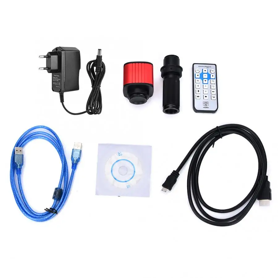 Microscopio 1080P HDMI 4608x3456 USB C-Mount электронный промышленный микроскоп камера 100-240 В