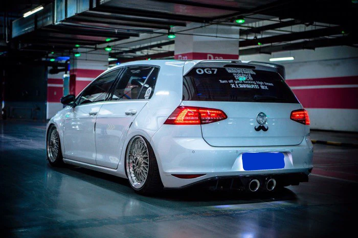 Спойлер для Volkswagen Golf 7 2011 2013 mk7 Glof 5 высококачественный АБС пластик заднее крыло