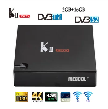 

KII PRO Decoder DVB-S2 DVB-T2 Android 7.1 Smart TV Box S905d Quad Core 2GB 16GB K2 pro 4K Media player dvb t2 s2 Dual Wifi BT4.0