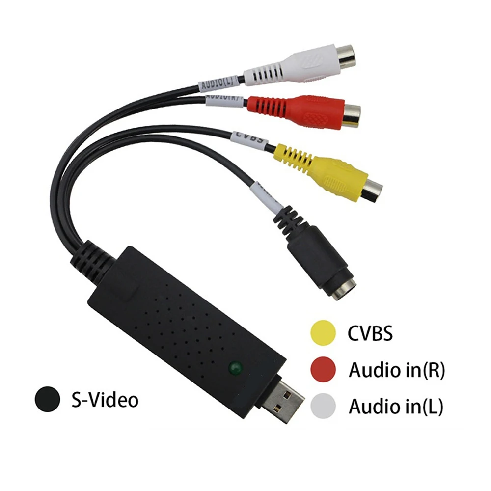 3 в 1 VHS для DVD адаптер USB EasyCAP 2,0 карта захвата видео ТВ DVD VHS аудио карта захвата конвертер ПК для PS3 Xbox для Win