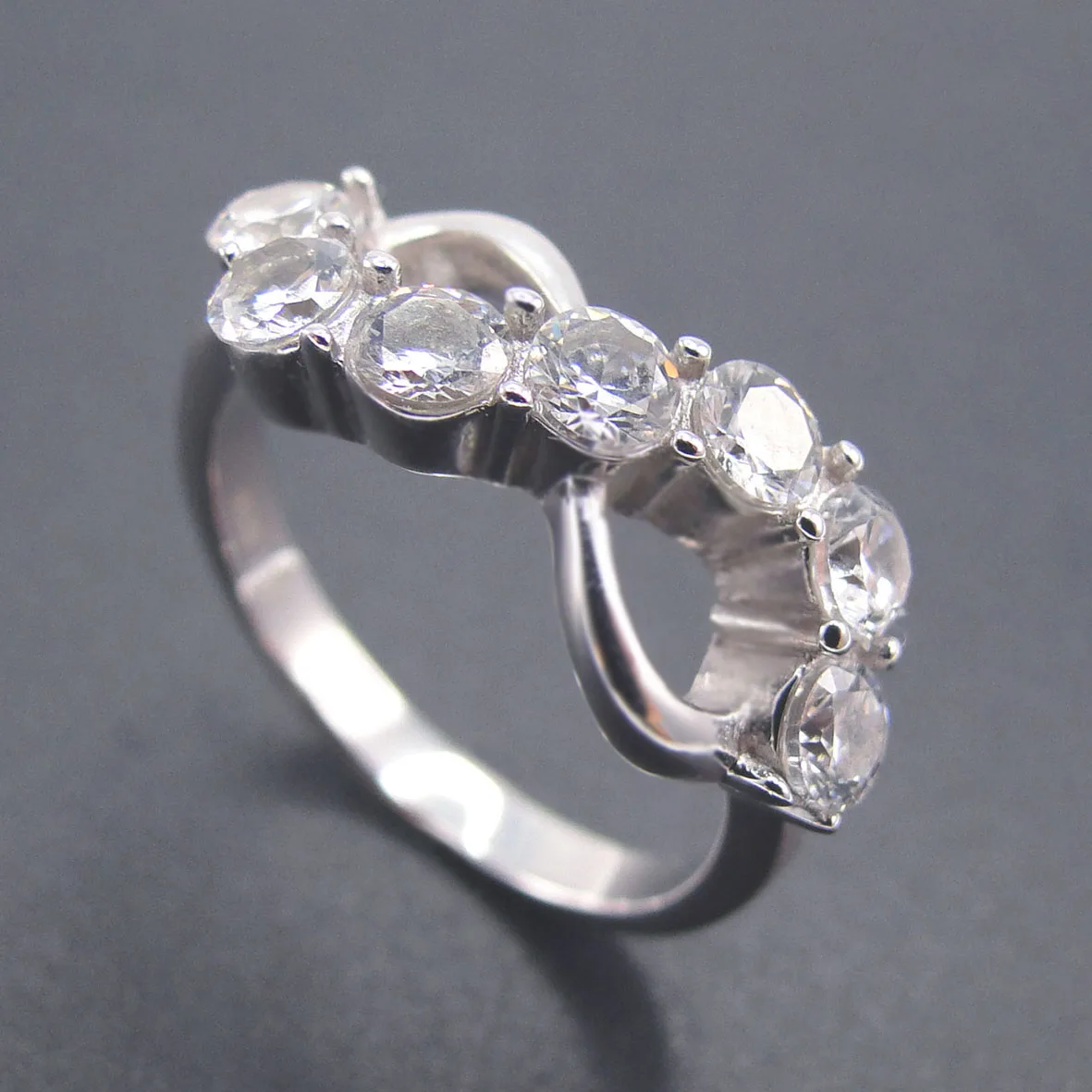 

Engagement Ring White Zirconium CZ Wedding Ring Gift Female