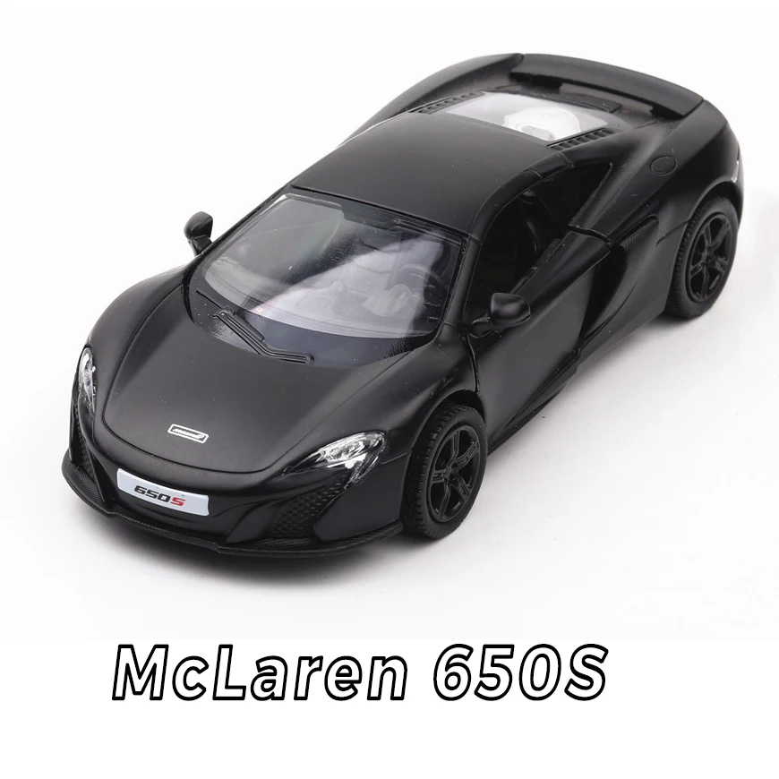 RMZ CITY 1:36 металл 650S классная Черная спортивная машина литой Сплав модель