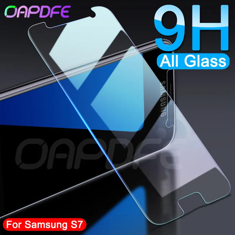 

9H Protective Glass on the For Samsung Galaxy S7 S6 S5 S4 S3 mini Samsung Note 5 4 3 Screen Protector Tempered Glass Film Case