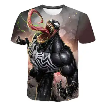 

2020 Popular movies 3D Marvel t-shirt kids Newest Venom t shirt Boys and girls clothes Casual anime camiseta summer Tops tees