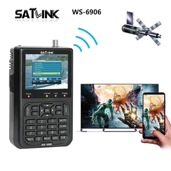 

Satlink Digital Satellite Finder Meter WS6906 DVB-S2 Digital satellite receiver finder Spain Portugal Russia Poland Brazil Chile