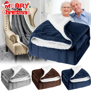 

Blanket Extra Warm Thick Fluffy Soft for Winter Bedroom Christmas Gift DC112
