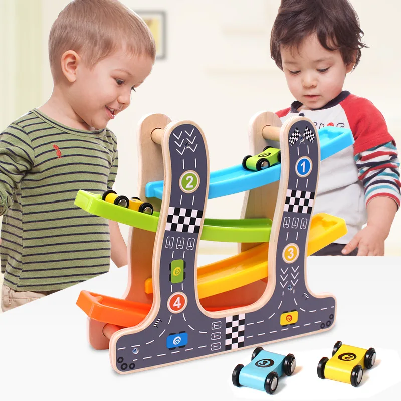 

Boy 1-2-3 a Year of Age Baby CHILDREN'S Toy hua xiang che Have Early Education Plastic Toy Net Red-Camera Track