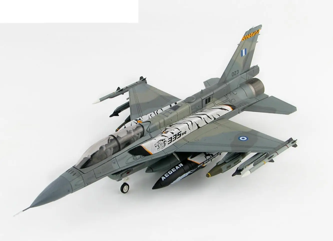 Хобби мастер Lockheed F-16D Боевой сокол 335 эскадрилья эллинских ВВС натовский Тигр Meet 1/72 литая под давлением модель самолета