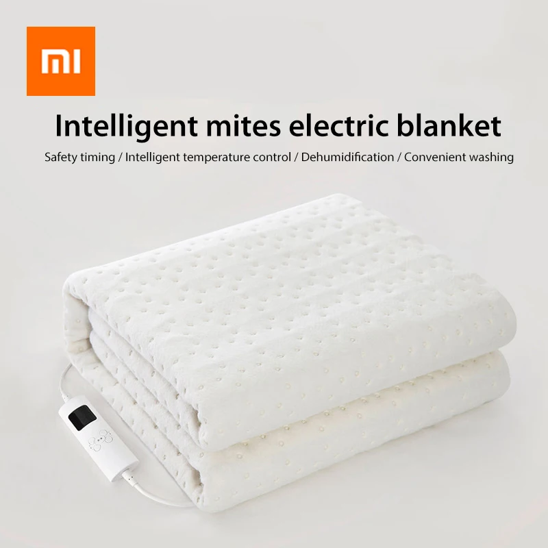 Xiaomi теплое умное электрическое одеяло, удаляющее клещи безопасности, интеллектуальное управление температурой, удобная стирка для зимы