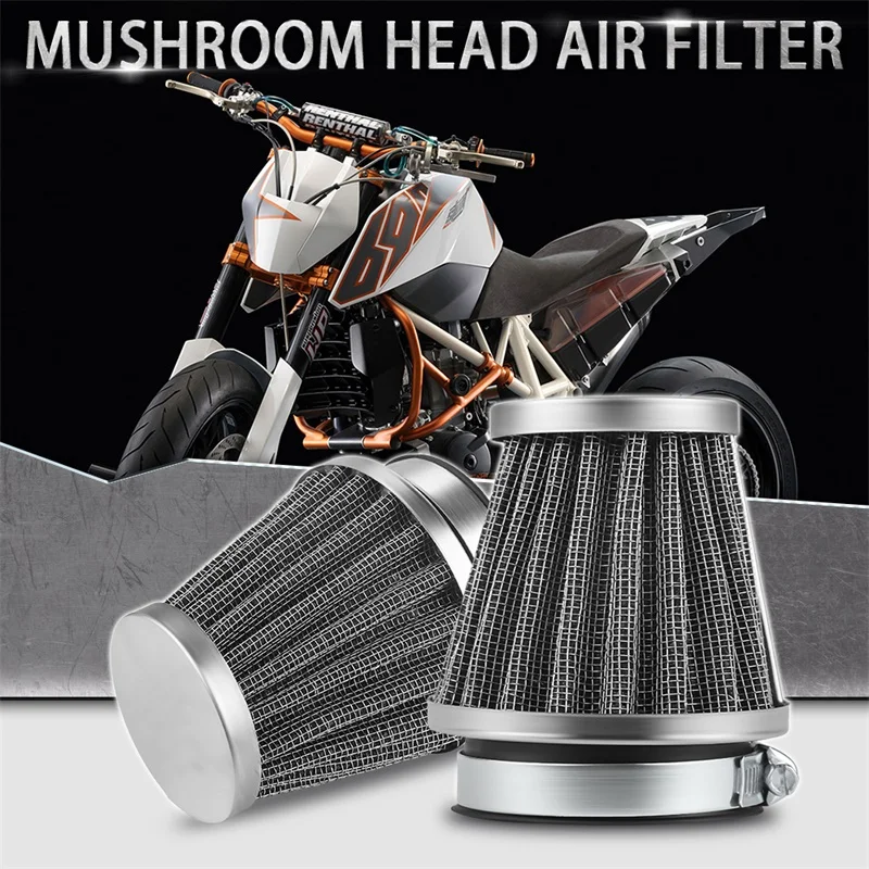 Воздушный фильтр для мотоцикла Мини Круглая пена очистки воздуха 49 50 51 мм Honda Pitbike