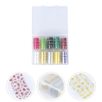 

30 Sheets Christmas Nail Stickers Self-Adhesive Stickers Festive Nail Art Decals