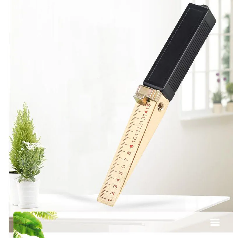 Клиновидный курсор Feeler Gauge 1-15 мм щупальный датчик зазор измерительный прибор толщиномер для Vernier Feeler контрольный инструмент