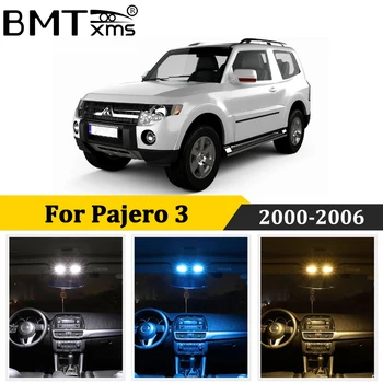 

BMTxms 16Pcs Canbus For Mitsubishi Montero Shogun Pajero 3 V60 V73 V75 V77 2000-2006 Car LED Interior Lights Bulbs Kit Auto Lamp