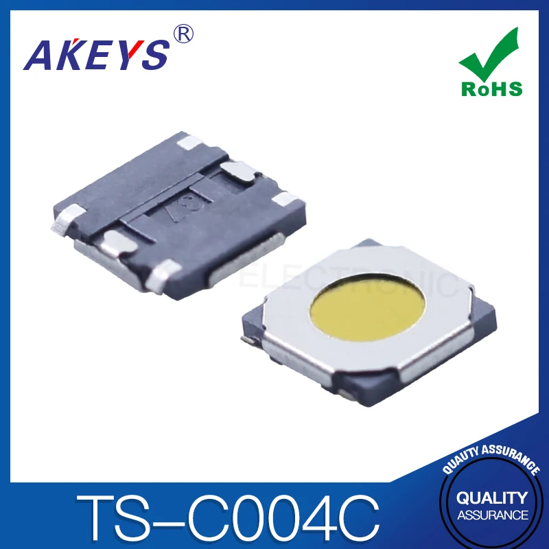 TS-C004C 4 * 4 four pin wrapped U-type light touch switch 5.2 * 5.2 waterproof accessories key connector