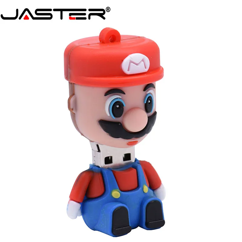 Флэш накопитель JASTER в виде Супер Марио 4 ГБ 8 16 128 ГБ|USB флэш-накопители| |
