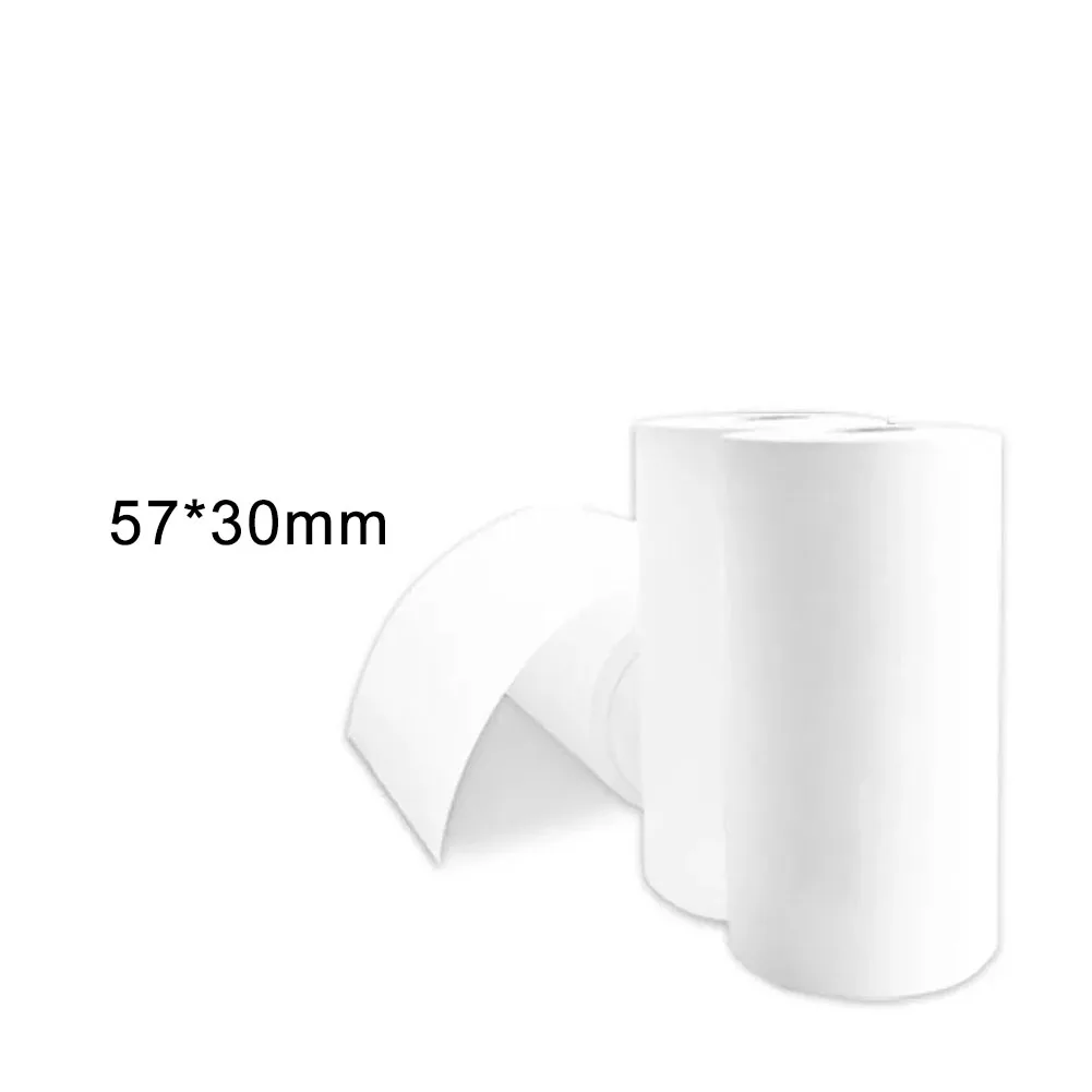 3 Rolls 57x30mm Practical Heat Sensitive Thermal Printing Paper Set for Paperang Printer Durable Supplies & School Supplies