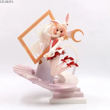 

New arrival Anime FairyTale Another Alice White Bunny Girl 1/8 Scale PVC Action Figure Collectible Model Toys Doll lelakaya 27CM
