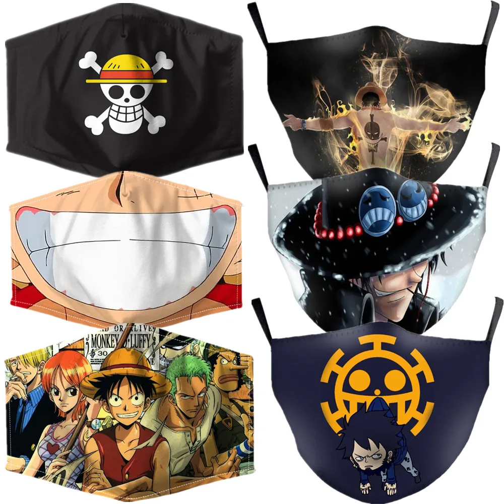 Anime One Piece Luffy Ace Cosplay Face Mask Adult Dustproof Washable Masks Prop We Shoponline Com