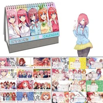 

2020 Japanese Anime Demon Slayer: Kimetsu No Yaiba Series Calendar DIY Cartoon Characters Coil Calendars Daily Schedule Planner