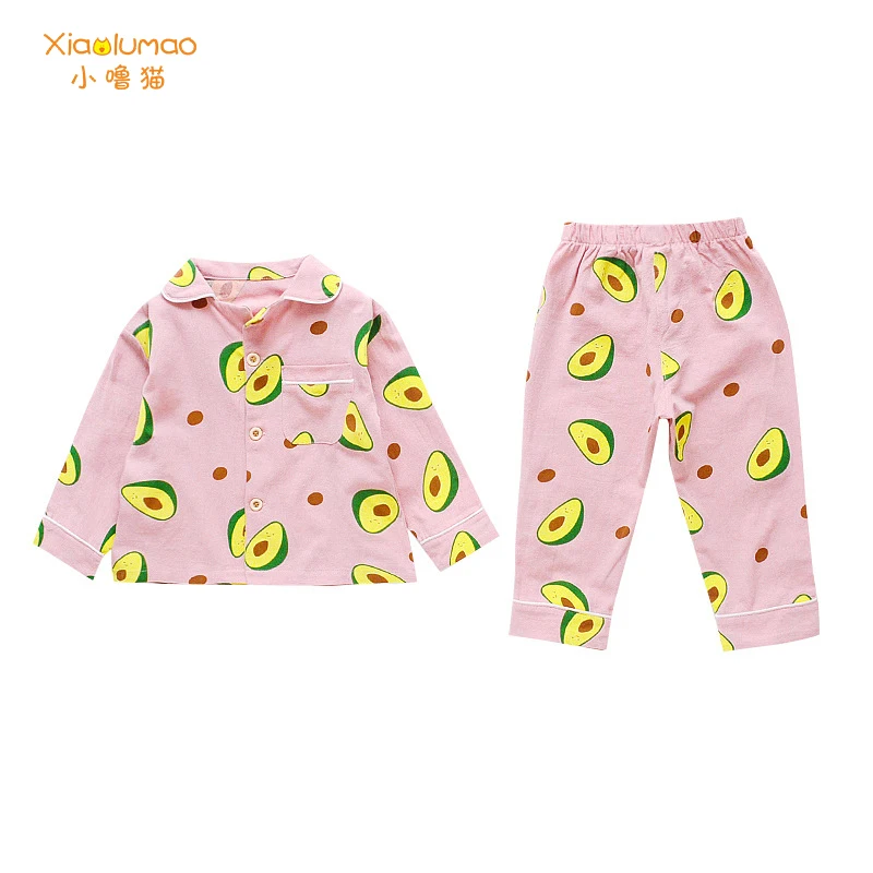 

Children's Pajamas Children's Cotton Pajamas Children's Clothing 2 to 7 Years Cotton Autumn Pajamas Set 3-8Y Wholesale Clothing