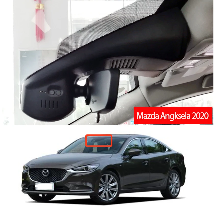 2 New ! Plug and play Car DVR WiFi Video Recorder Dash Cam Camera For Mazda Angksela 2020 high quality hd 1600P Novatek 96675 2