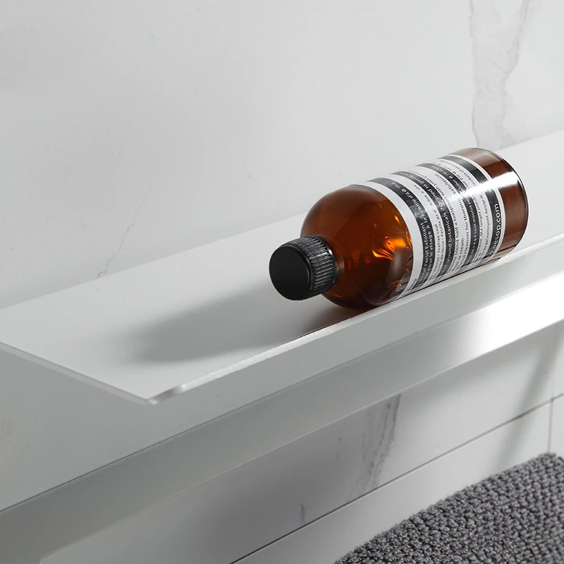 Space Aluminum Stowage Black/White Simple And Beautiful Wall-Mounted Bathroom Hardware Toilet Paper Holder