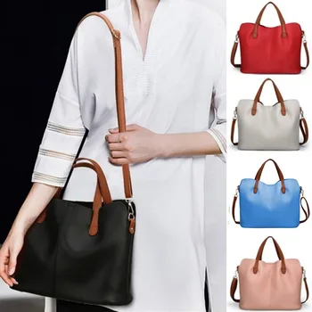 

Fashion Hanbag Leather Casual Tote Bag Ladies' Messenger Bag Women's Bag Shoulder Bag Large Capacity Hand Bags